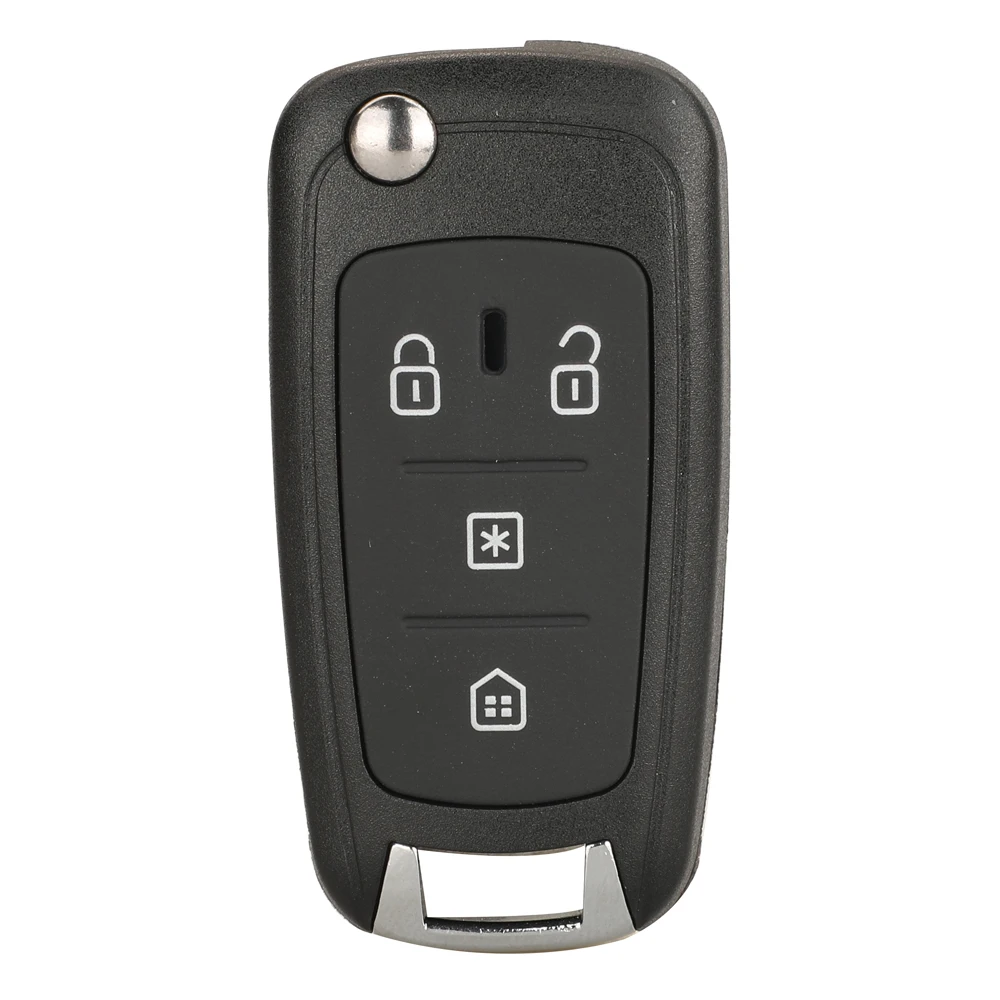 Jingyuqin-4つのボタン,ブレードなしの交換用キーシェル