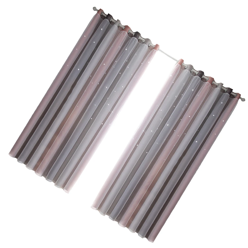 

Blackout Curtains Window Bedroom Gradient Blinds Treatments Light Filtering Drapes Darkening Insulation Shading