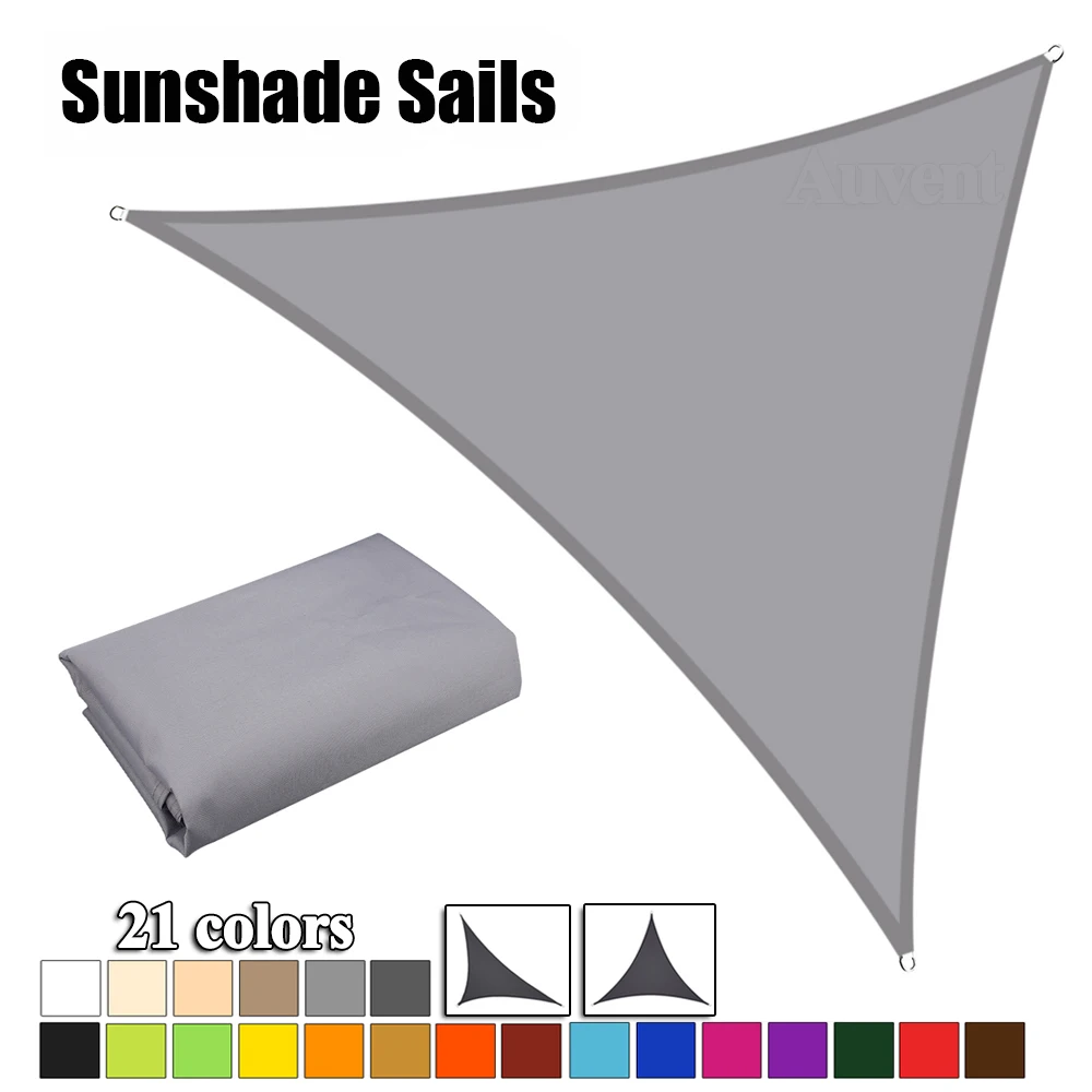 

Multi-size Triangle Sun Shade Sail Waterproof Outdoor Garden Patio Party Sunscreen Awing Sun Canopy For Beach Camping Pool