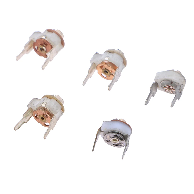 5PCS Adjustable Capacitor Variable Capacitor Fine Tuned Capacitor Diameter 5mm 3PF 5PF 10PF 20PF 30PF