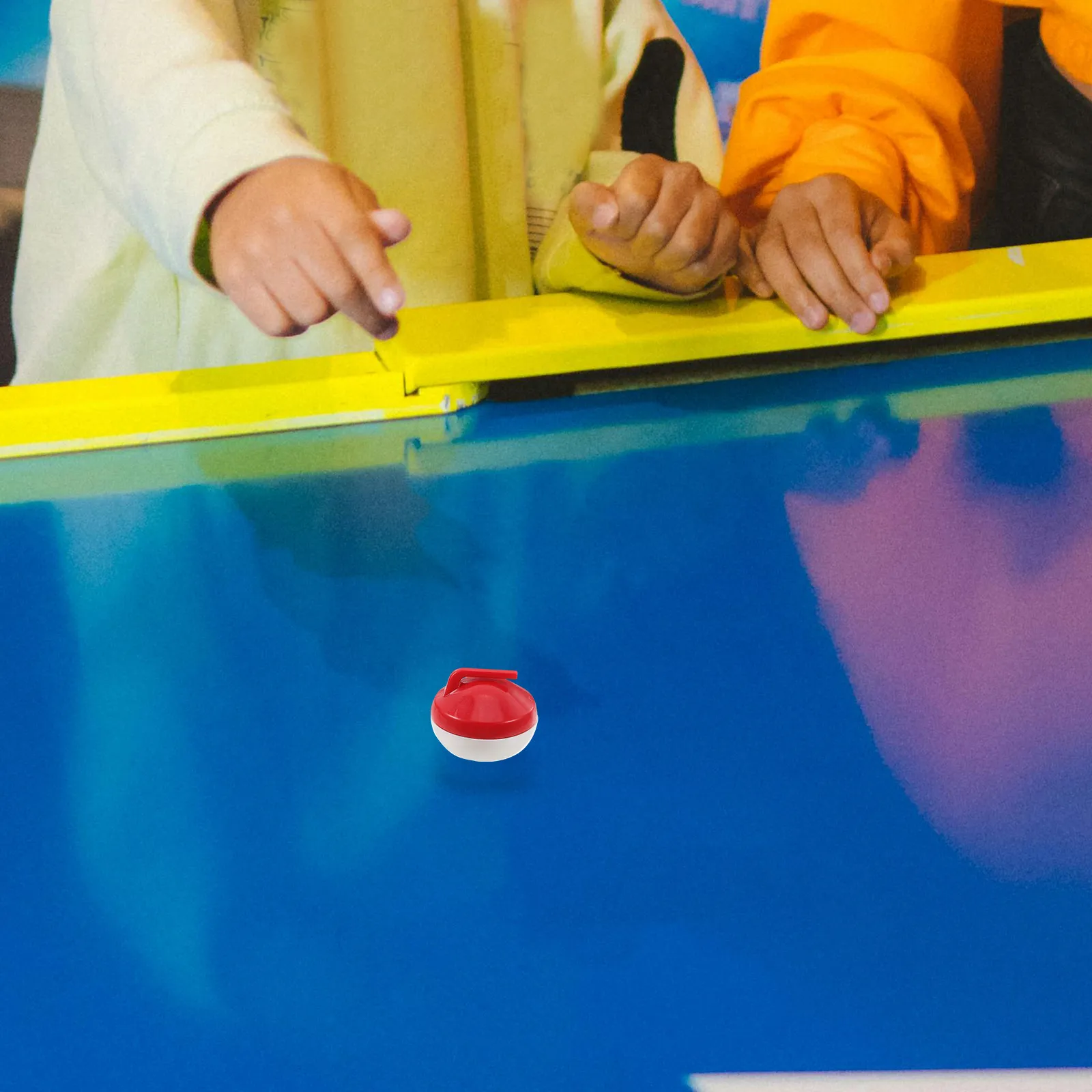 

5Pcs Mini Curling Ball Set Tabletop Indoor Curling Game for Coordination Development Portable Fun Skill