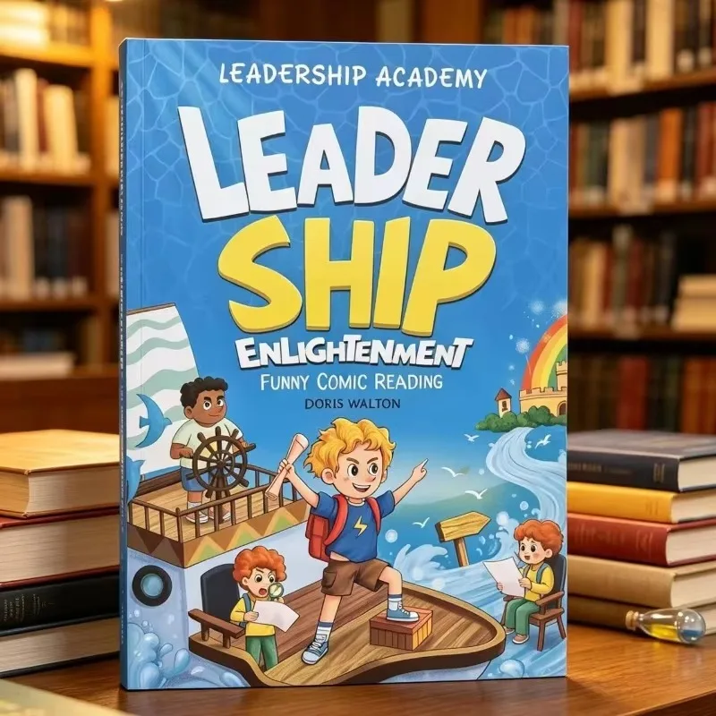 Erziehen Sie Kinder zu Straßenspielern & Führungsakademie: Aufklärungs-Kinderbücher, Englische Comicbücher, Pädagogisches Lesebuch-Set für Kinder – Detail 7