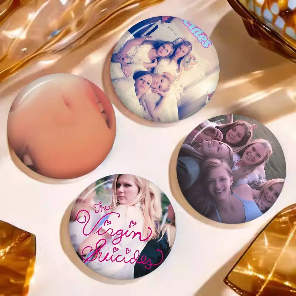 Movie The Virgin S-Suicides Soft Button Pin Bright Printed Icon Gift For Friends Badge Collar Brooch Lapel Pin Metal