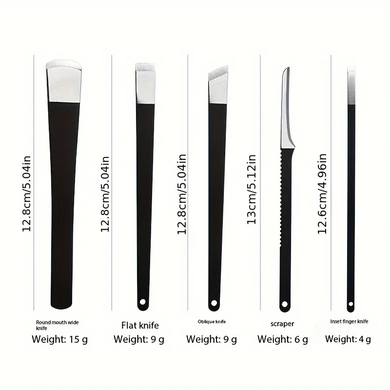 Stainless Steel Ingrown Toenail Tool Set, Includes Unscented Professional Grade Tools for Home Use, Ingrown Toenail Blade Tool