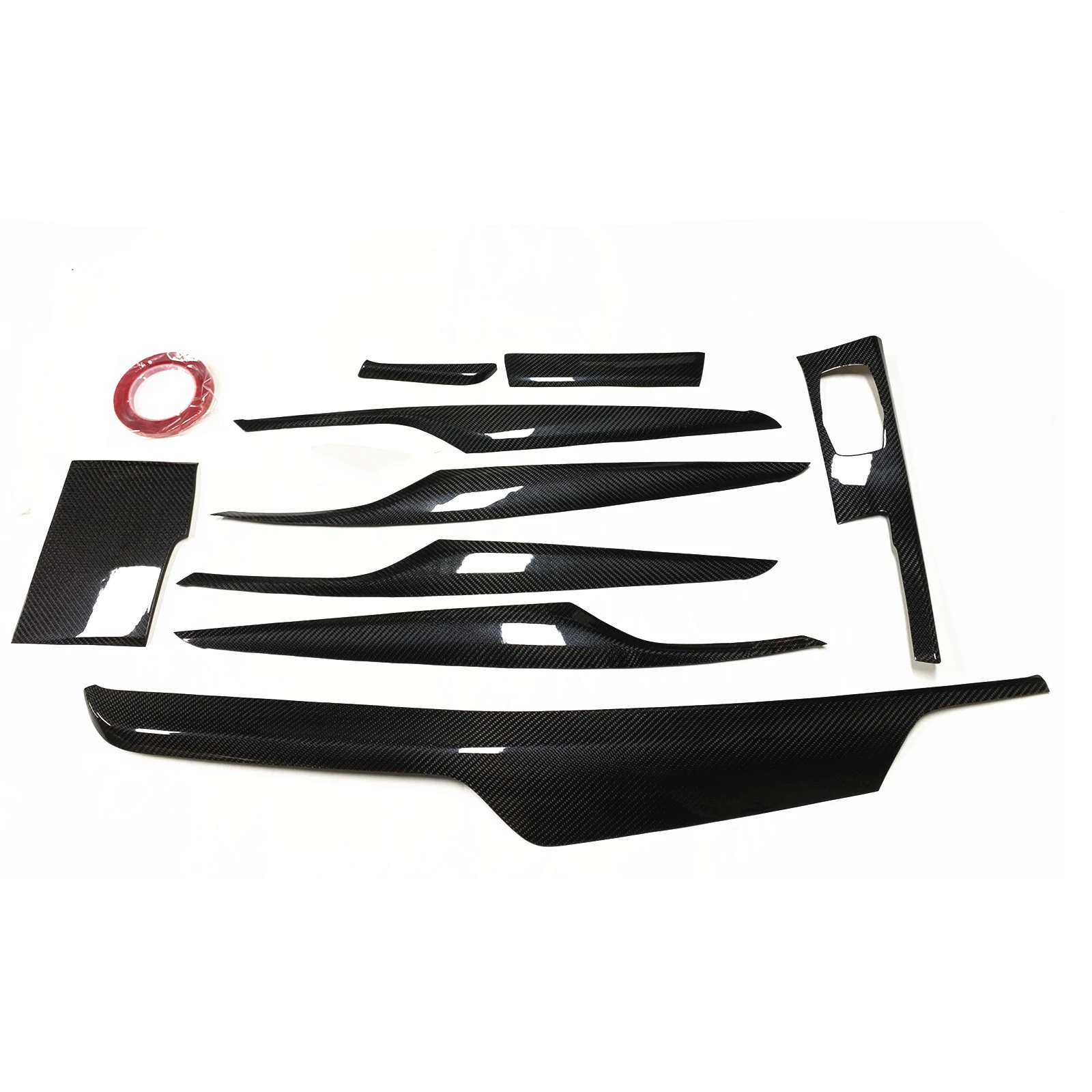 

Carbon Fiber LHD Center Console Gear Shift Box Panel Trim Window Armrest Cover Sticker For BMW G30 G38 530i 540i M5 F90 GT G32