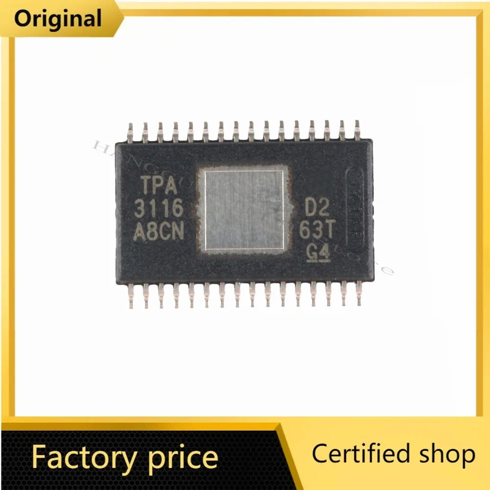 original TPA3116D2DADR TPA3116 3116 HTSSOP32 audio power amplifier IC chip