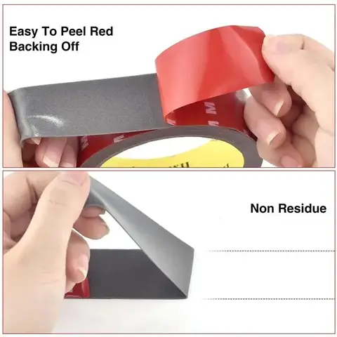 ऑटोमोटिव उपयोग के लिए उच्च चिपचिपाहट के साथ मजबूत डबल पक्षीय चिपकने वाला टेप उच्च तापमान प्रतिरोधी स्थिर चिपकने वाला पैच 10 best sales हल करना - №5