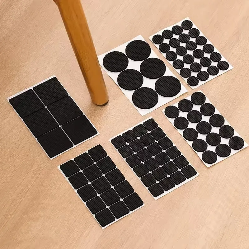 Self Adhesive Furniture Leg Feet Protector Pad Chair Leg Pad Anti-Skid Scratch DIY Resistant Furniture Feet Floor Protector Pads