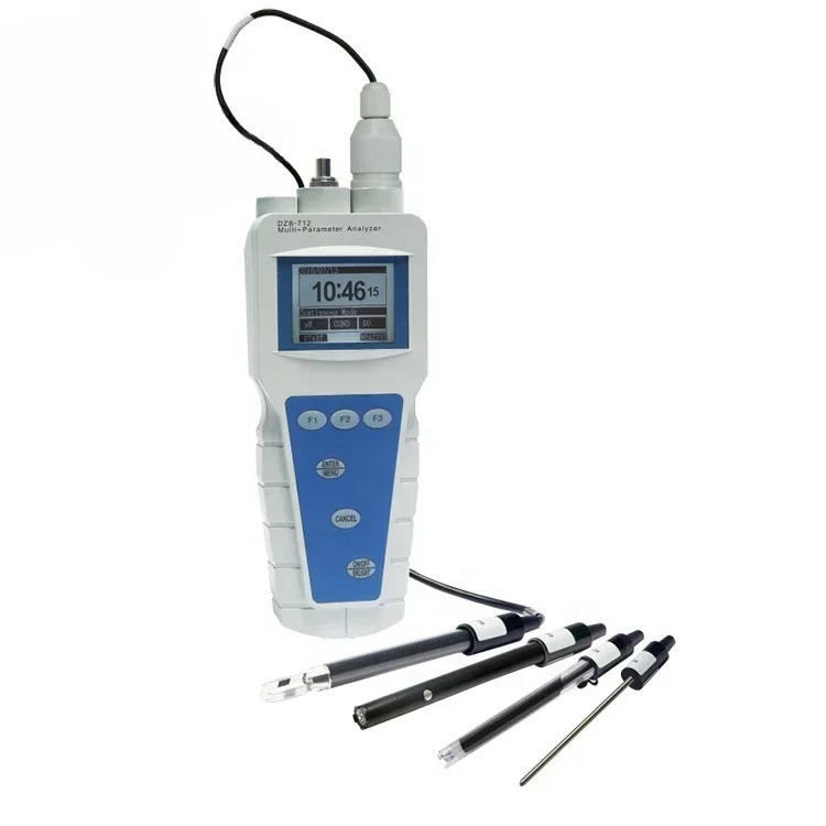 Portable Multi Parameter Analyzer Water Quality Meter DZB-712