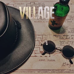 Karl Heisenberg Cosplay Sunglasses And Hat Game Biohazard Resident Village  Props For Men