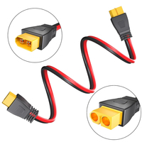1m 12AWG XT60 Male to XT60 Female Extension Cable for ALLPOWERS Ecoflow Delta River Anker Bluetti Solar Generators.