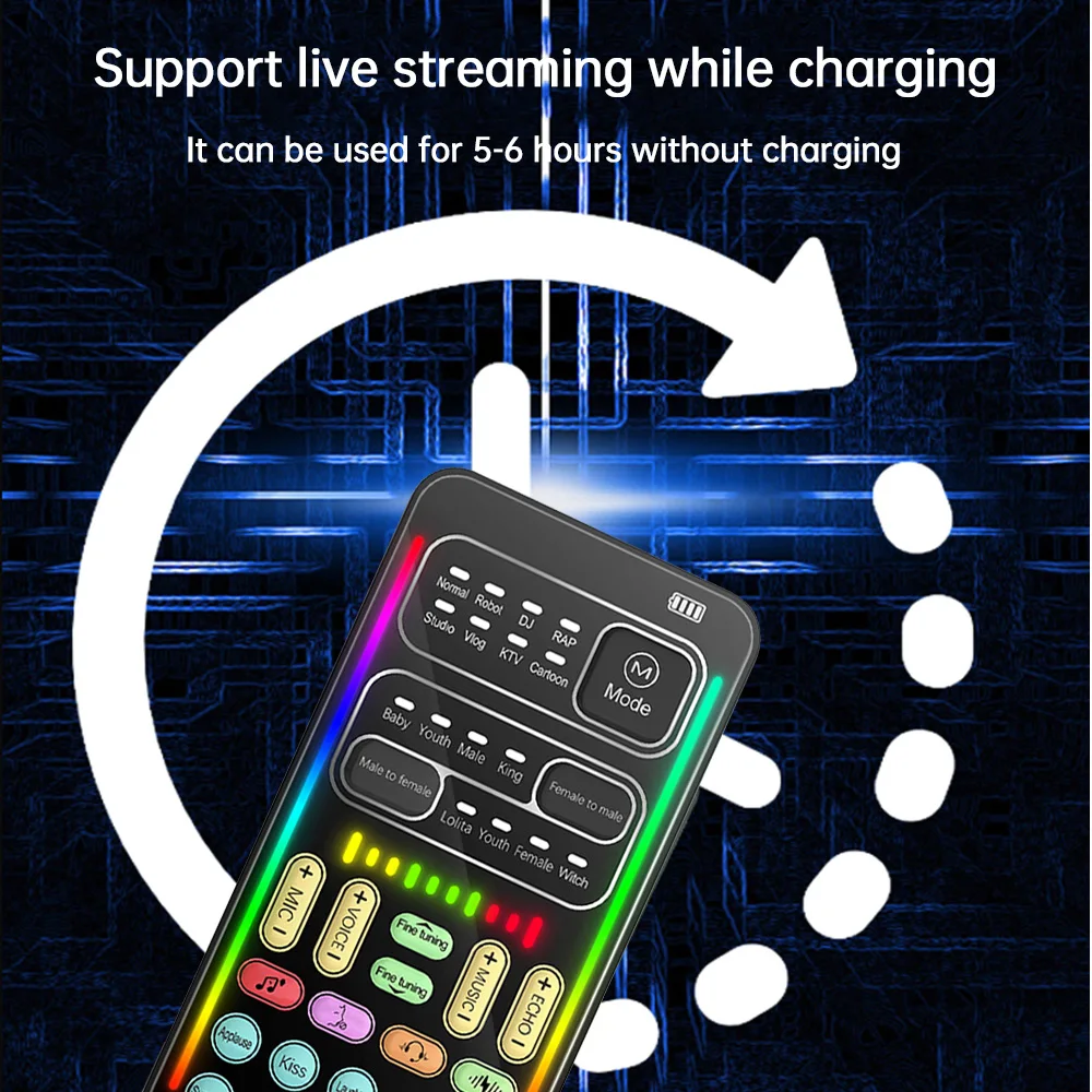 Mini Changeur De Voix Portable 8 Effets - Microphone Déguisement Voix Pour Jeux, Streaming & Karaoké