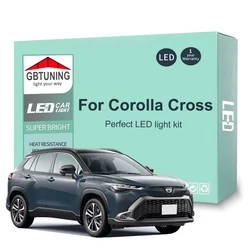11Pcs Cars Accessories For Toyota Corolla Cross 2020 2021 2022 2023 2024 Canbus Dome License Plate LED Interior Light Bulb Kit