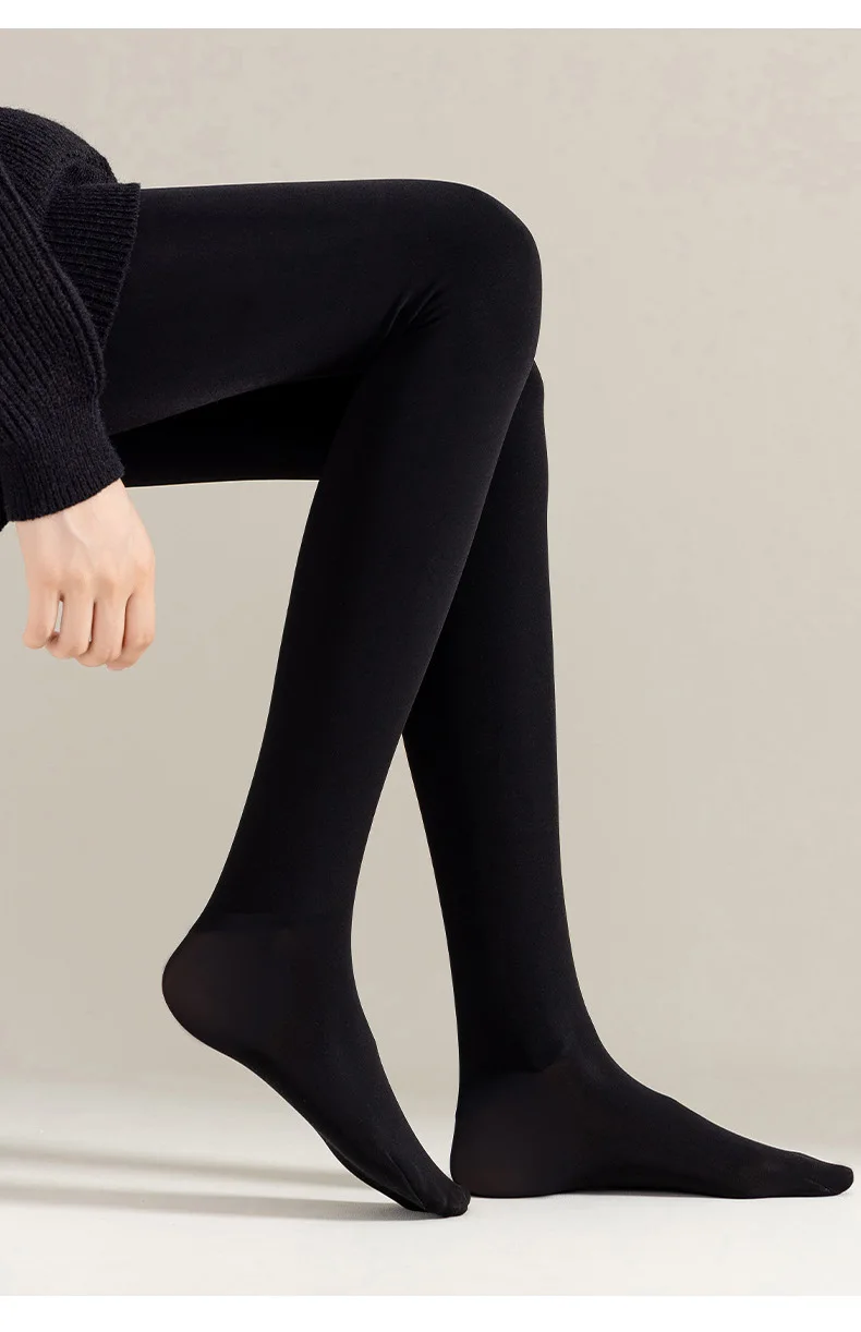 2023 New Design 165- 185cm Tall Lengthened Women Leggings First Line Thick Velvet Flesh Color Pantyhose Water Light Leg Artifact