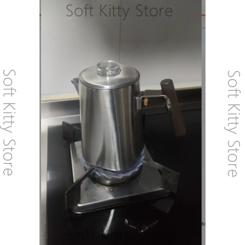 Stainless steel kettle for boiling water Outdoor kettle for making tea Special camping tea stove Portable teapot