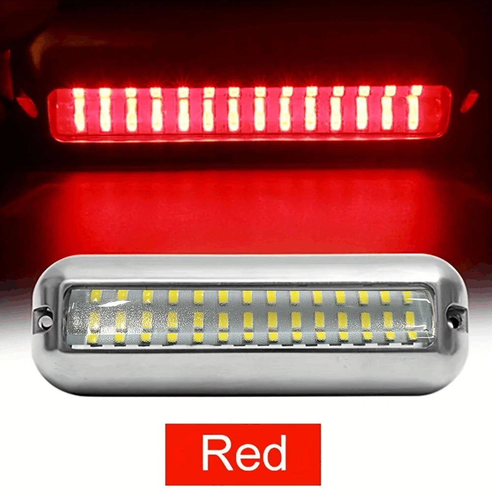 NEW 42LED High Brightness Ship Light Yacht Light Underwater Light 10-30V Waterproof 27LED Stainless Steel Ship Underwater Light