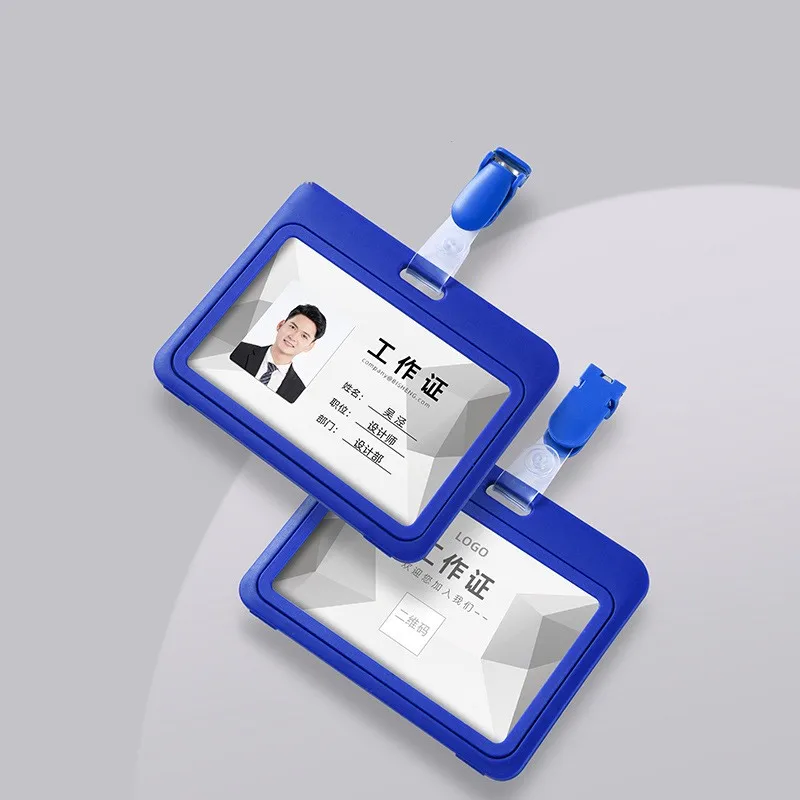 Retractable Badge Holder Practical Badge Holder Id Card Holder Versatile Badge Clip For School Hospital Conference