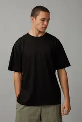 New 320gsm 100% Cotton Good Thick Oversize Heavy Weight T-shirt for Men Short Sleeve Solid Color Leisure Streetwear Large Size