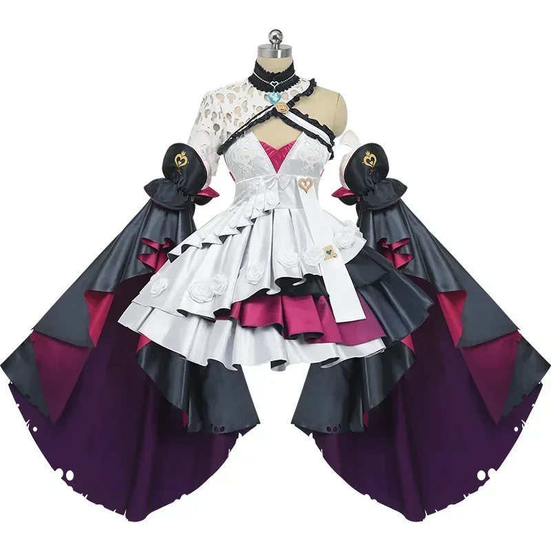

COSSUN [Customized] Ethyria Reimu Cosplay Costume Anime Vtuber Nijisanji Sweet Uniform Dress Activity Party Role Play Women Men