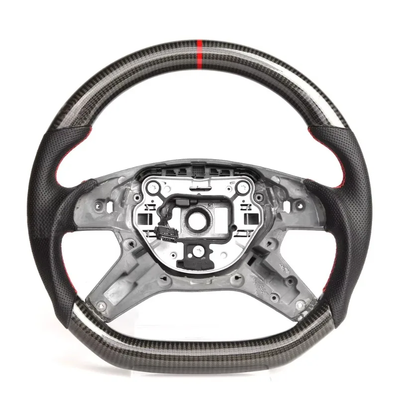 LED Speed Shift Carbon Fiber Steering Wheel New Large Off Road Car Parts