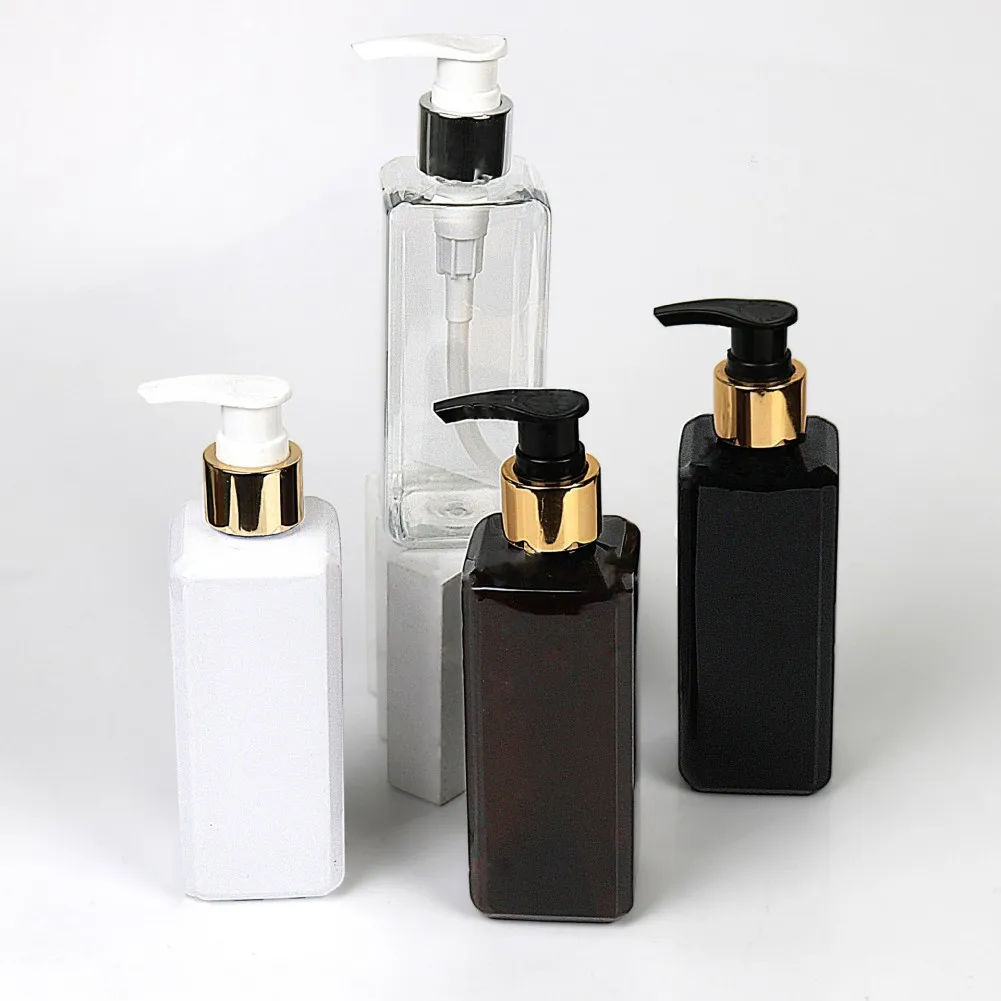 1pcs 250ml Bathroom Soap Dispenser Refillable Shampoo Shower Gel Lotion Bottle Multi-purpose Liquid Storage Container Bottles