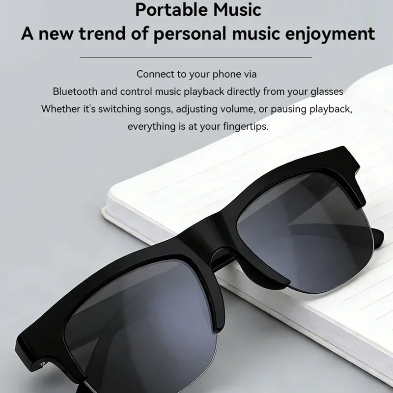 4K HD AI Smart Glasses Remote Control Touch Photo Camera Recording Translator Voice Assistant Wireless Bluetooth Eyewear 2026 view 2