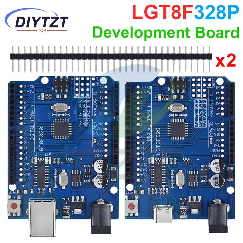 DIYTZT LGT8F328P UNO R3 CH340G макетная плата 16 МГц для Arduino UNO R3 Замена ATmega328P