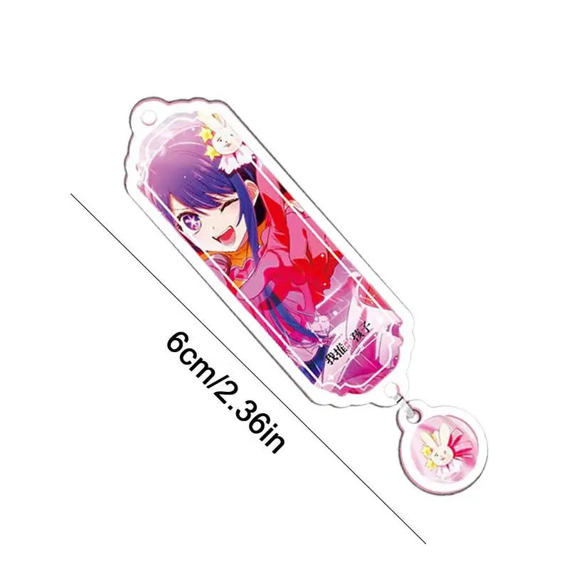 Oshi No Ko Phone Accessories Hangings Oshi No Ko Keyring Accessories Pendant Decorative Keychain Cartoon Props For Manga Fans