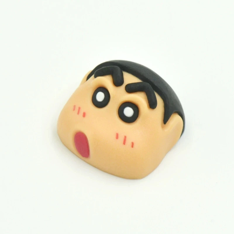 Shinnosuke Nowara Keycaps Resin Artisan Keycaps for Mechanical Keyboard Accessories Gift Custom Cute Personality Keyboard Caps