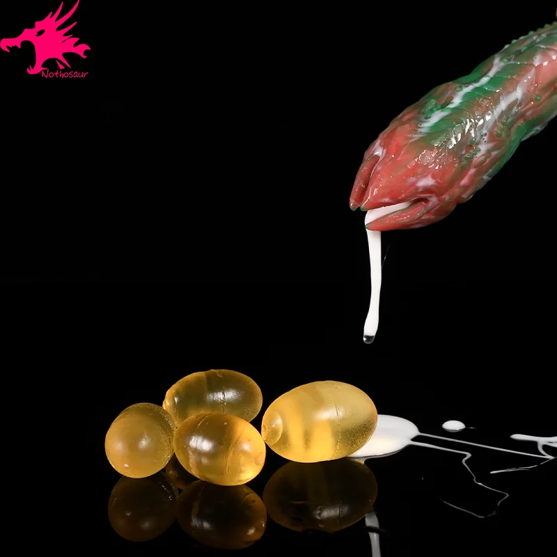 Nothosaur AUDREY Soft Anal Sex Toys Plug Ovipositor Lay Eggs Dildos Penis Masturbation Cup Vaginal balls Buttplug Masturbators