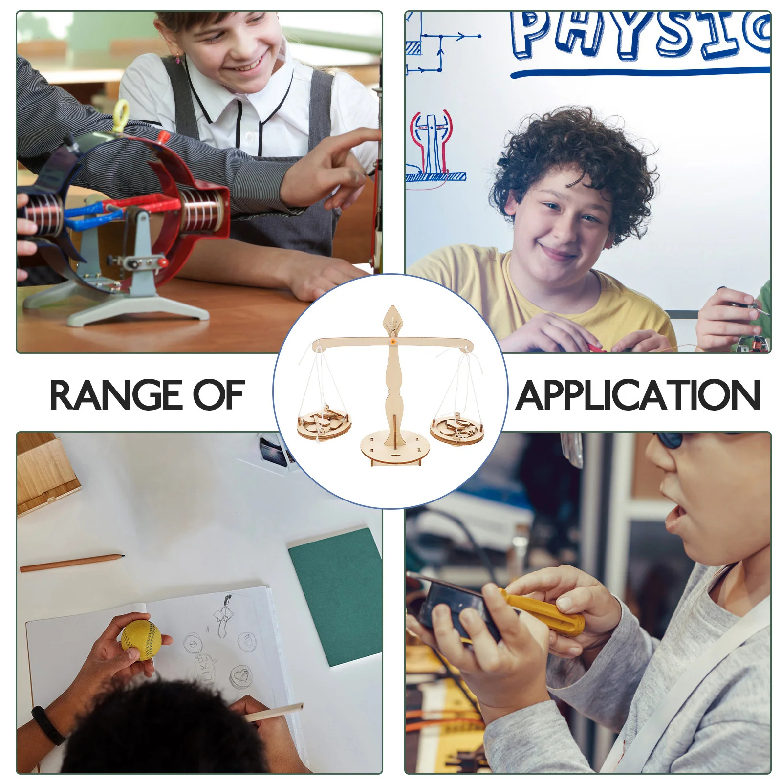 5Pcs DIY Science Experiment Kit Lever Balance Scale Stem Education Tool Children Early Learning Puzzle for Boys - Image 3