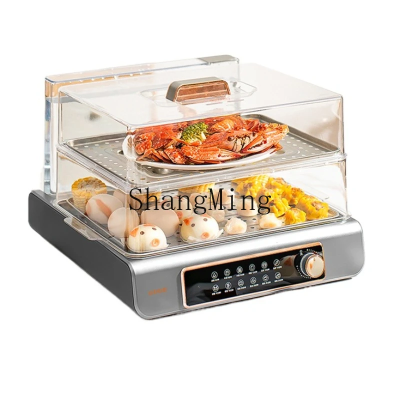 

ZYY Multifunctional Household Integrated Pot Large Capacity Multi-layer Small Speed Steamer Folding Electric Steamer