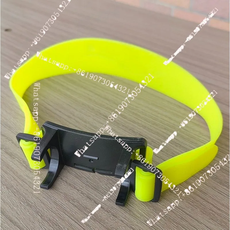 

Headlight accessories bracket small flashlight DIY headlight diving silicone headlight strip elastic band --- diameter 23mm