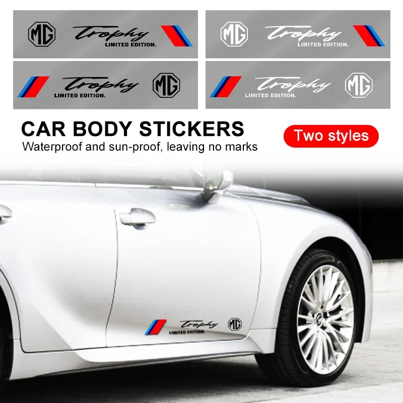DIY Car Door Body Vinyl Stickers Waterproof Scratch Resistant Decals for MG ZS HS MG3 MG4 EV MG5 MG6 MG7 GT Hector
