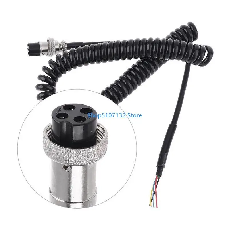 

87HD Универсальный автомобильный микрофон, рация, 4-контактный кабель, замена кабеля для PR550 PR4000 MRHH100