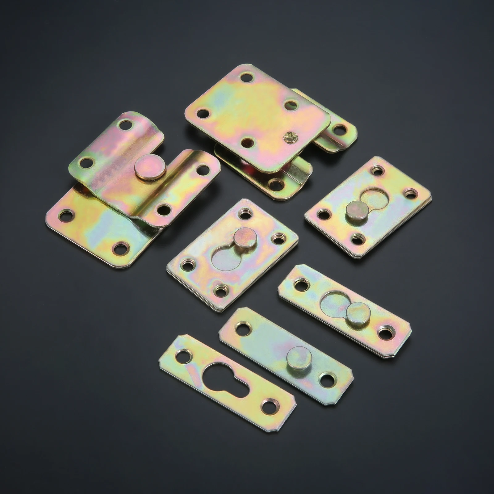 Large Iron Hook Photo Frame Hanger Interlocking Bracket Bed Hinge Concealed Hanging Code Mirror Wall Buckle 52/58mm Connector