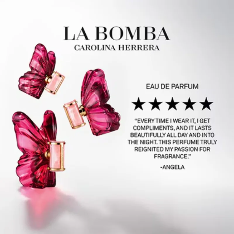 Carolina Herrera La Bomba Eau de Parfum Spray 80 ML Lasting Floral Oriental Pheromones Perfume Cologne 2.7 Oz Original Perfumes view 6