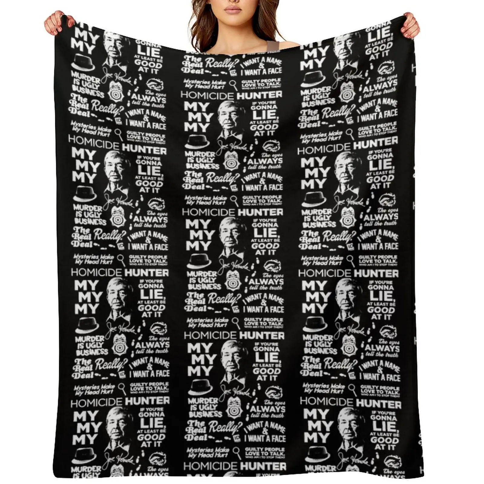 

lt joe kenda Throw Blanket funny gift Multi-Purpose Decorative Sofas Decorative Beds Blankets