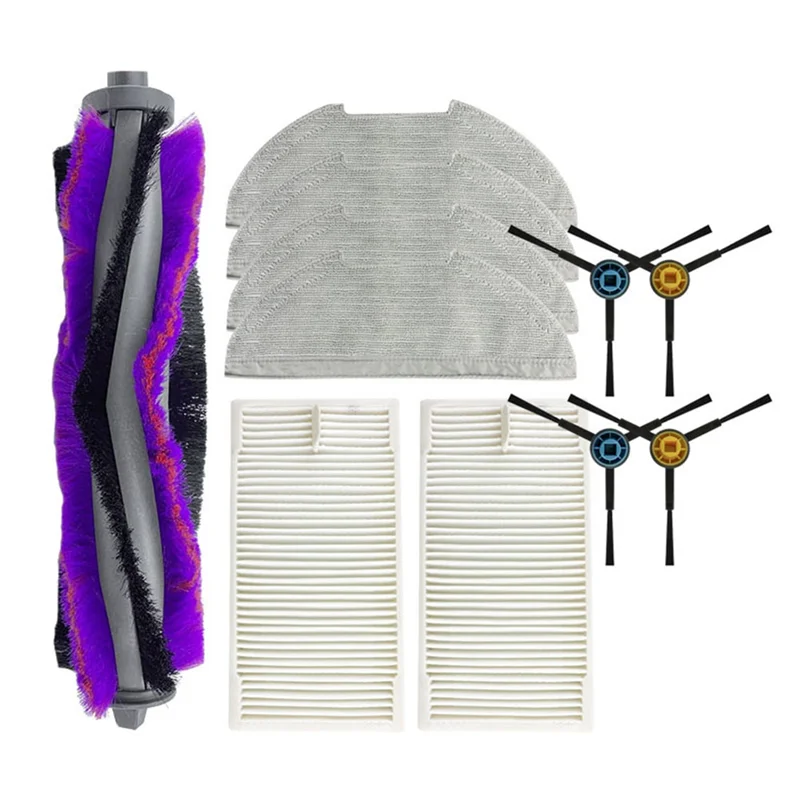 ABZA-brosse latérale principale filtre Hepa pour Midea M9/VCR S10 Plus/Eureka E20 Plus Nere10s E10S/Obode A8 accessoire