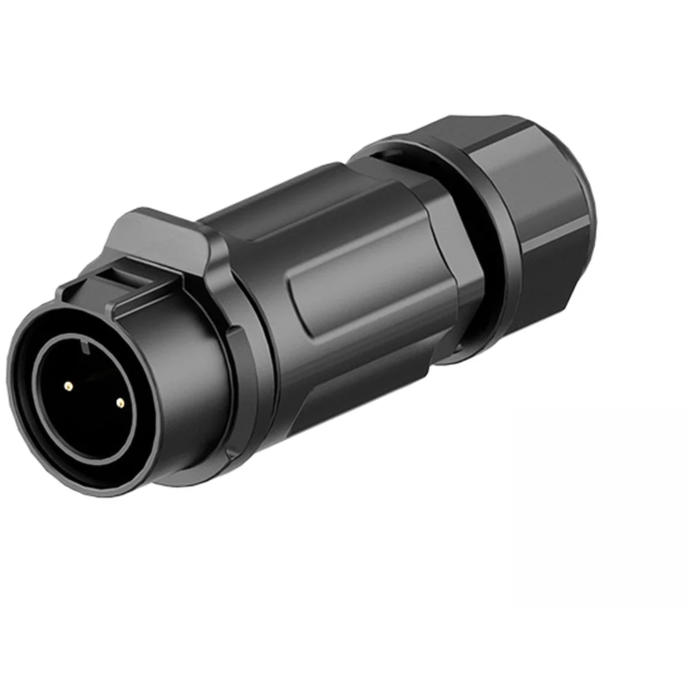 2 Pin 3 Pin Solderless Waterproof Connector IP68 Certified Plastic Aviation Style for Industrial LED Lighting Applications