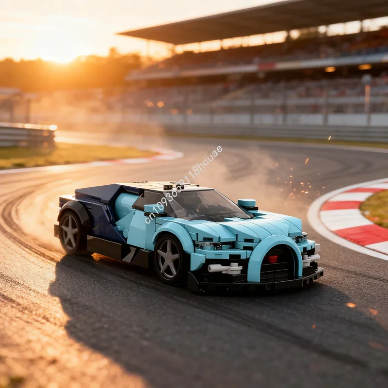

416pcs MOC Bugatti Tourbillon City Champions Model Building Blocks Architecture Festival Gifts DIY Idea Education Toy Birthday