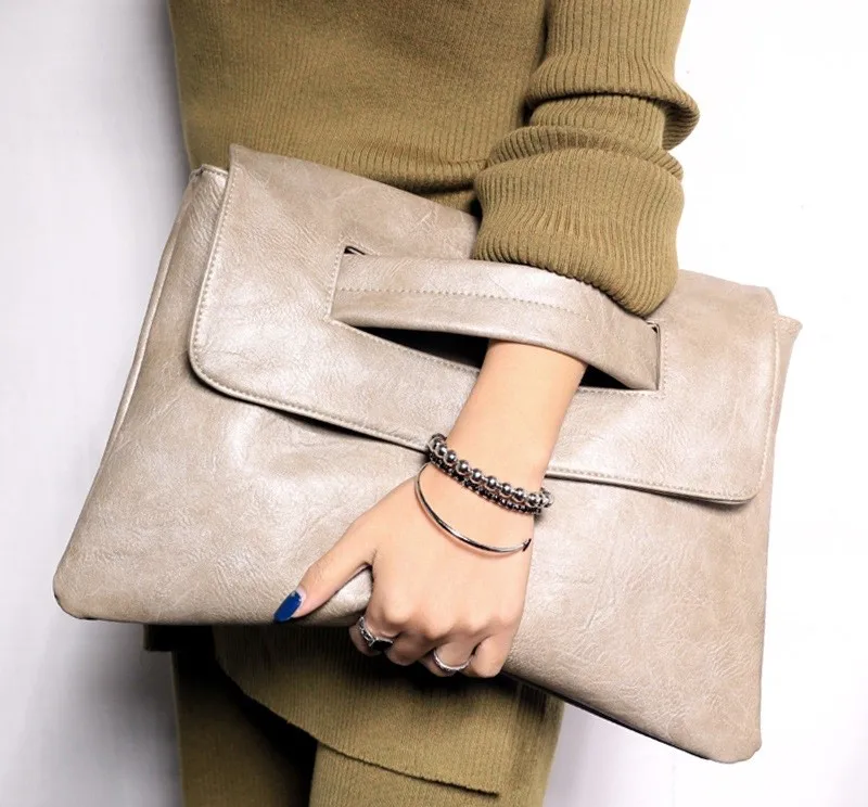 New Arrival PU Crossbody Bag Women's Large Capacity Single Strap Cover Clutch Bag Fashion Design Attendance Bags