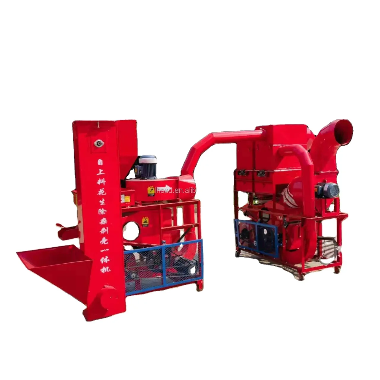 For Peanut peeling equipment loading stone removal  shelling integrated machine groundnut destoner  shelling machine  farm