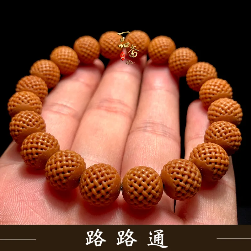 

as Right as Rain Local Tyrant Monkey Bracelet Men's Hand Toy Walnut Collectables-Autograph Peach Pit Carved Seed S