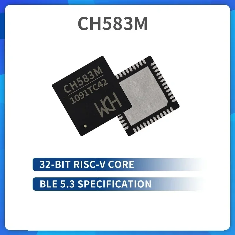 10 Teile/los WCH CH583 CH583M Mikrocontroller, 32-Bit RISC-V Core BLE 5,3 Wireless MCU CH583