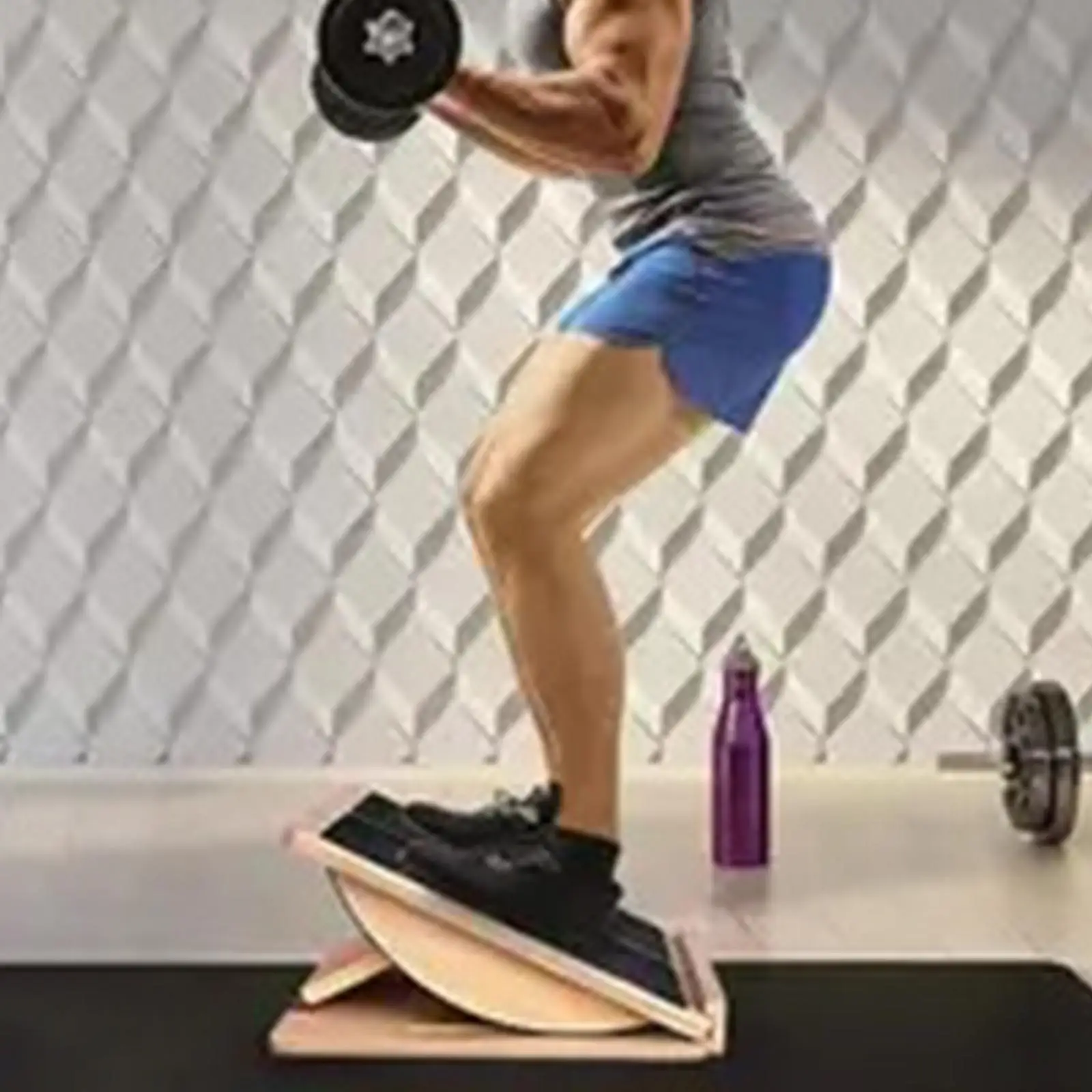 

Slant Board Calf Stretcher Wooden Slant Board for Calf Stretching Versatile Women Men Balance Board for Gym Ankle Foot Exercise