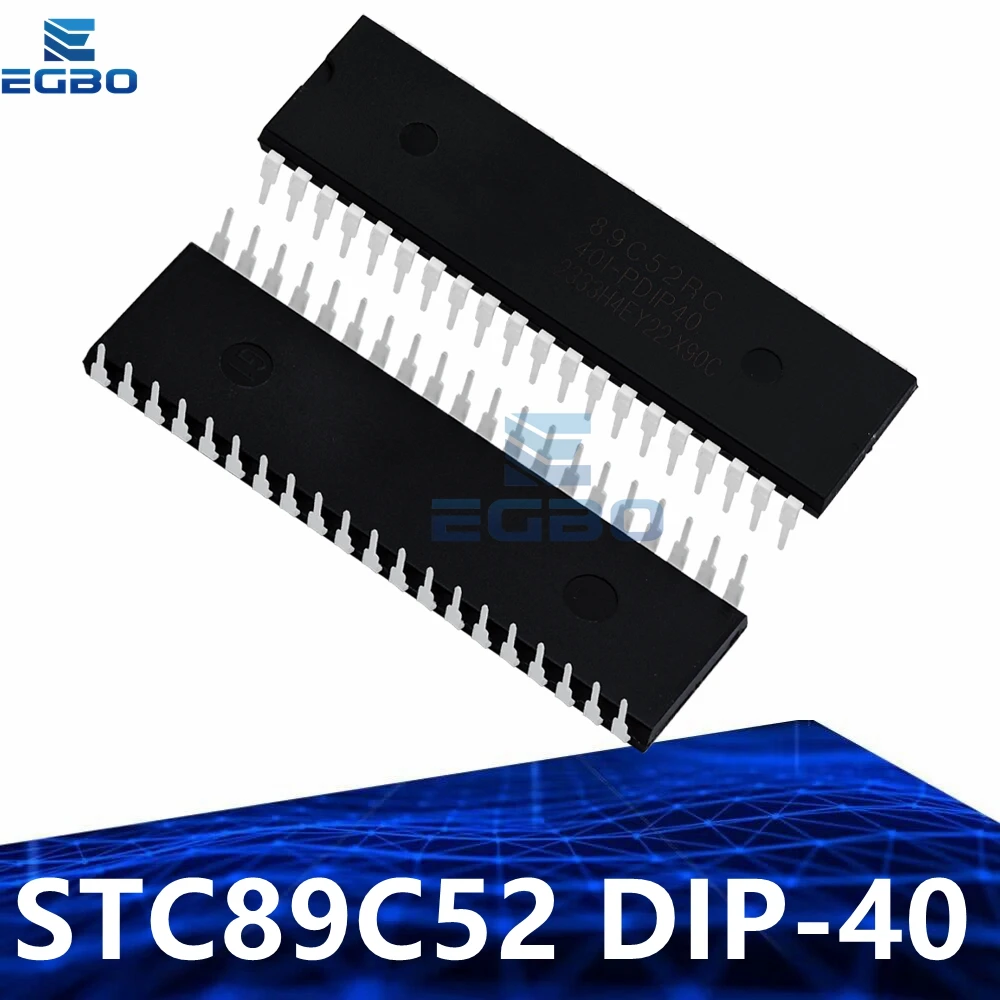 1pcs/lot STC89C52RC-40I-PDIP40 STC89C52 DIP-40 In Stock