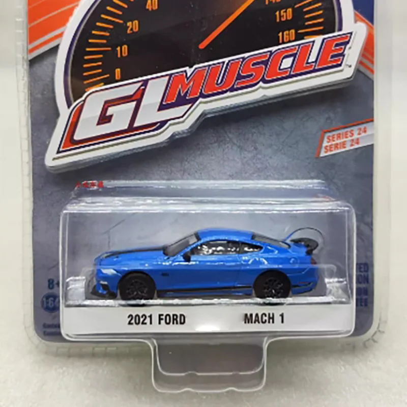 

Модель автомобиля Ford MACH 1 из сплава Diecast1:64, масштаб 24-2021, коллекционная сувенирная демонстрационная игрушка для автомобиля