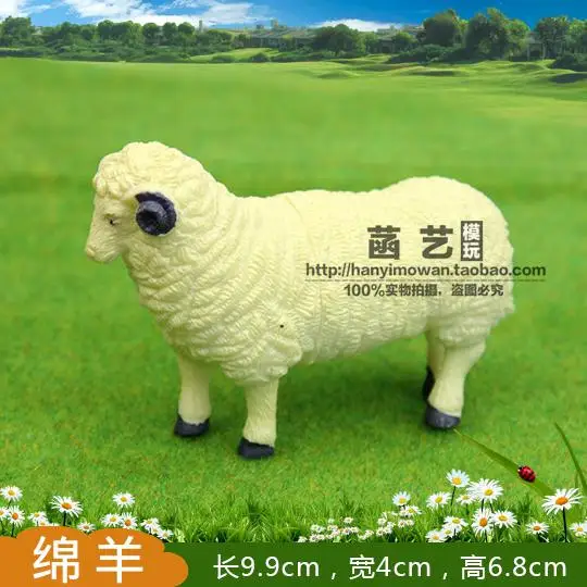 PVC Plastic Mini Boerderij Pluimvee Dieren Huisdecoratie Figuurtjes Gesimuleerde Dieren Hond Varken Schaap Kip Model Kinderspeelgoed