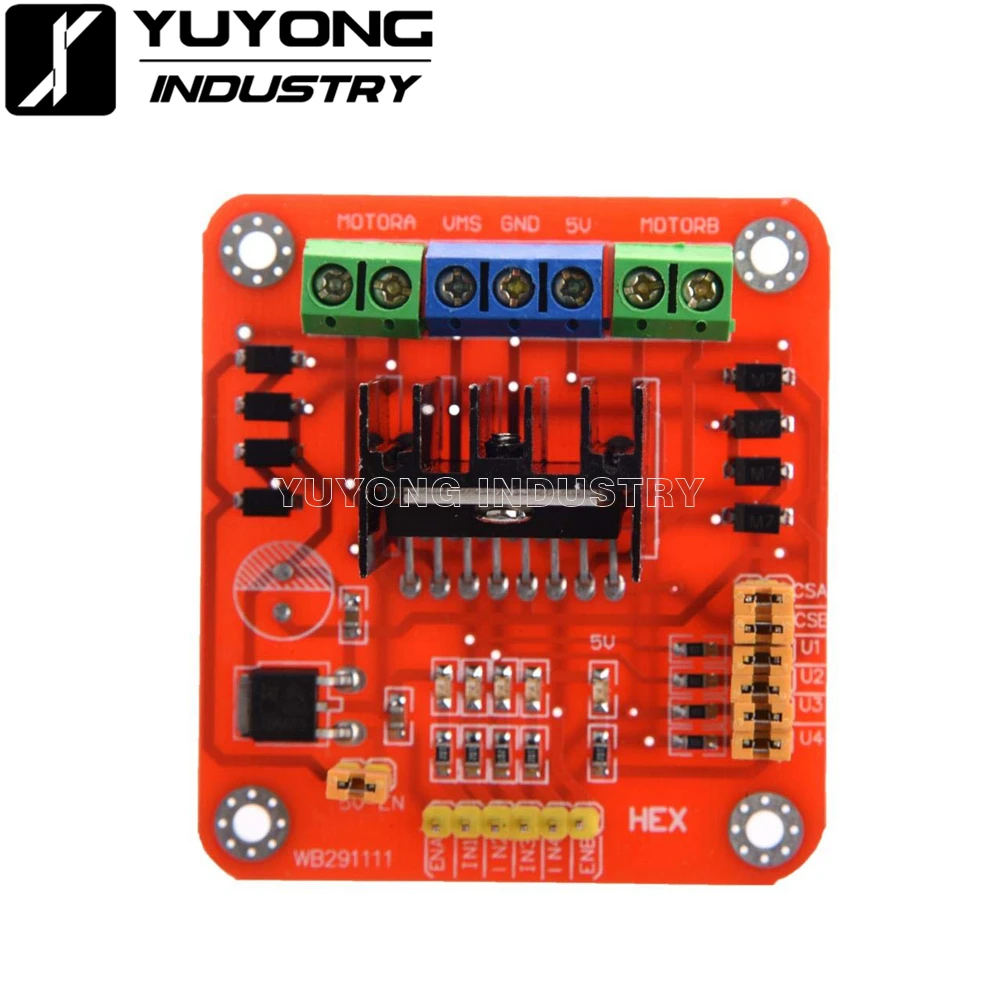 Module électronique intelligent L298 L298N, double pont DC, pilote de moteur pas à pas, panneau de contrôleur d'extension de bouclier pour arduino DIY Ki